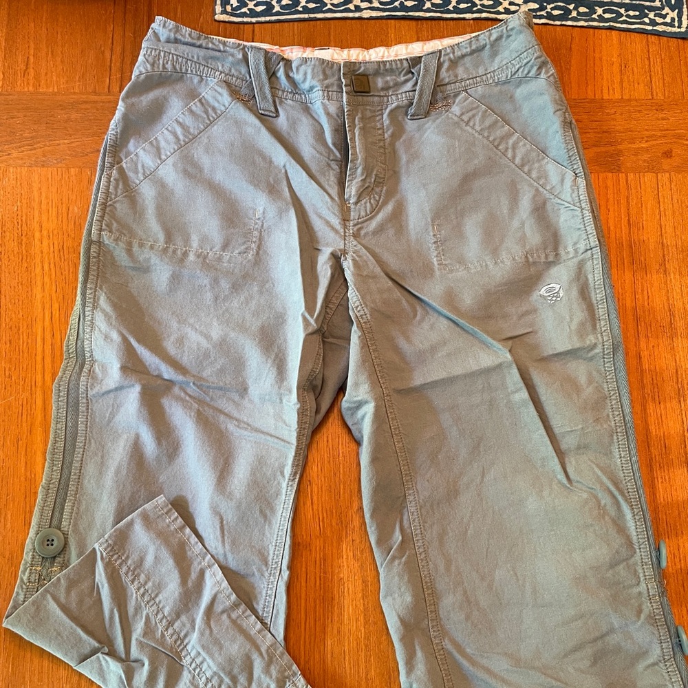 Mountain Hardware Organic Cotton/Hemp Capri Pants Women size 8